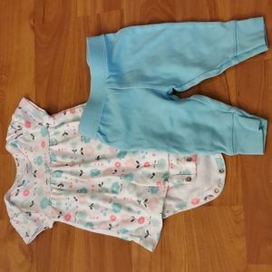 Baby Floral Dress with Pants